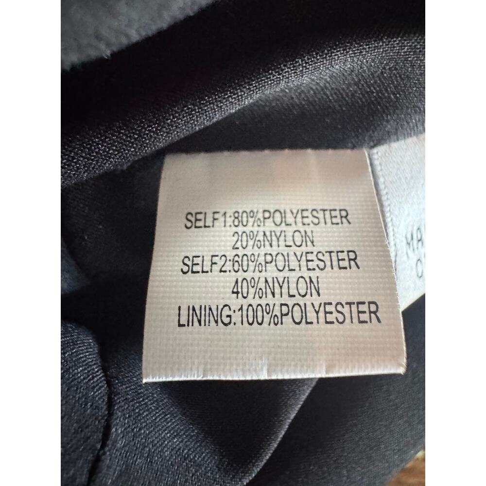 Kay Unger New York Black Sheer Lace Formal Dress 10 Large Like New Cocktail - Picture 11 of 12